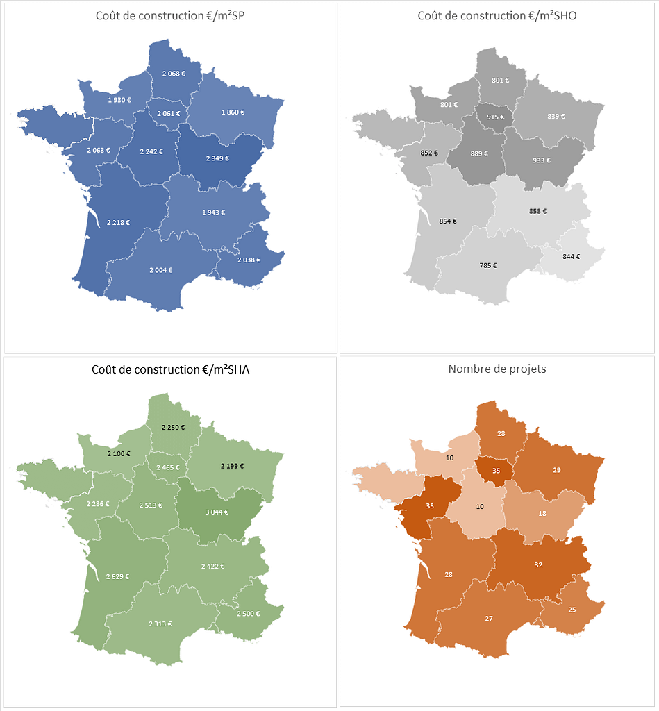 Indice coût de la construction bâtiment A²O 1